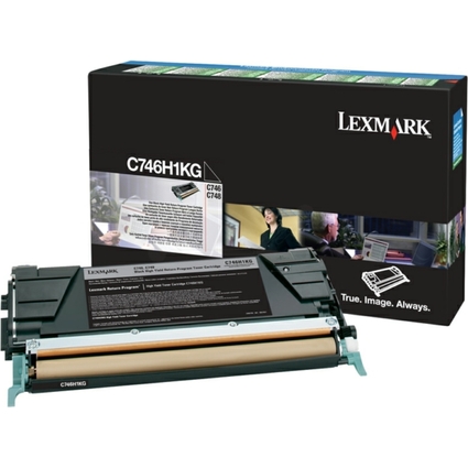 LEXMARK Toner pour LEXMARK C746/C748, noir, HC