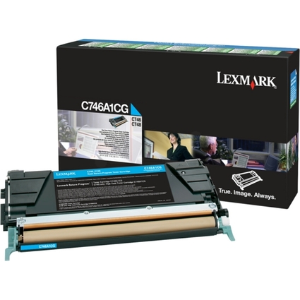 LEXMARK Toner pour LEXMARK C746/C748, cyan