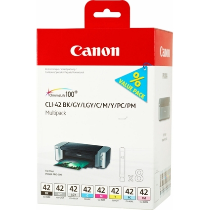 Canon Encre pour Canon PixmaPro 100/S, CLI-42 multipack