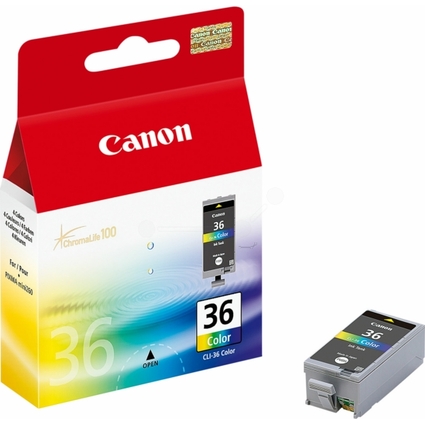 Canon Encre pour Canon PIXMA mini 260, CLI-36, 3 couleurs