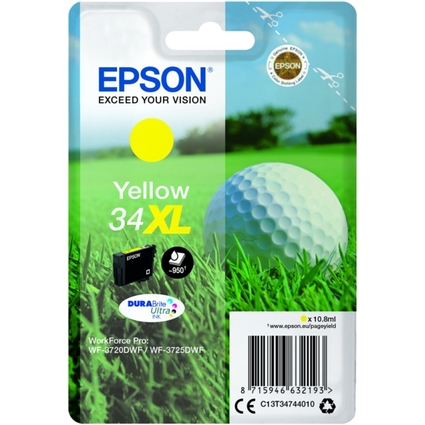 EPSON Encre pour EPSON WorkForcePro 3720/3725, jaune, XL