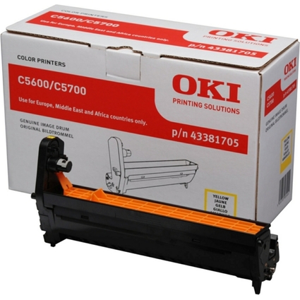 OKI Tambour pour OKI C5600/C5600N/C5700/C5700N, jaune