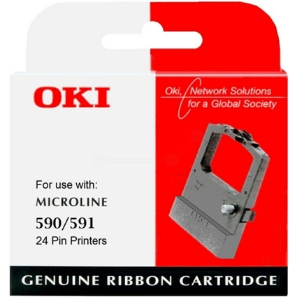 OKI Ruban pour OKI ML 590/591, nylon, noir