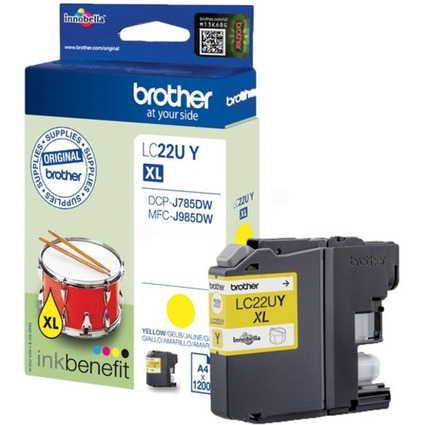 brother Encre pour brother MFC-J985DW, jaune