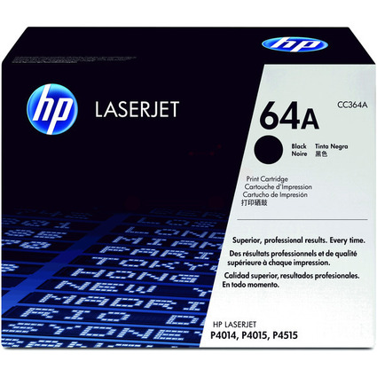 hp Toner 64A pour hp LaserJet P4515XM (CC364A), noir