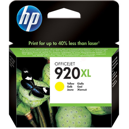 hp Encre hp 920XL pour OfficeJet 6000, jaune