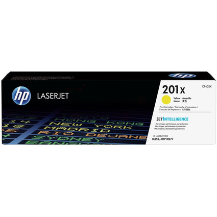 hp Toner hp 201X pour Color LaserJet Pro M252, jaune