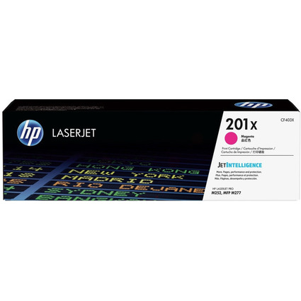 hp Toner hp 201X pour Color LaserJet Pro M252, magenta