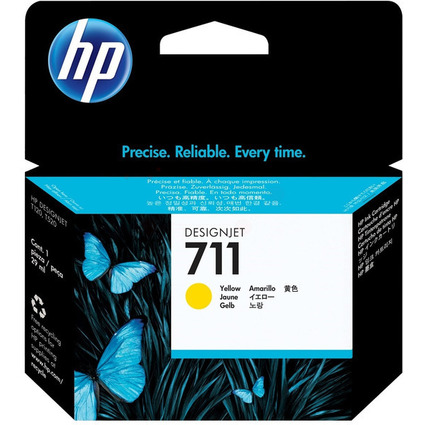 hp Encre hp 711 pour DesignJet T120, jaune