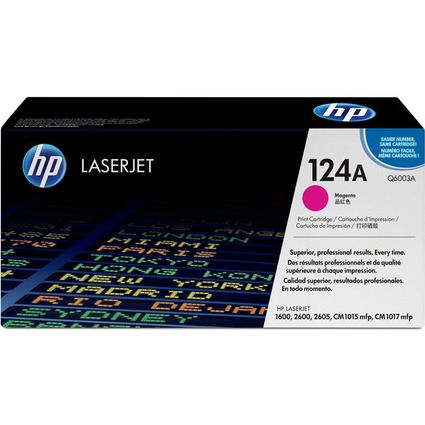 hp Toner hp 124A pour Color LaserJet 2600, magenta