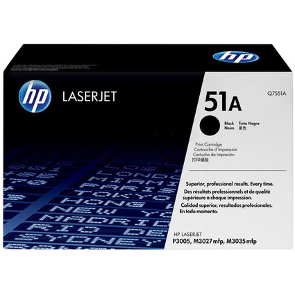 hp Toner pour hp LaserJet P3005/P3005d/P3005dn, noir