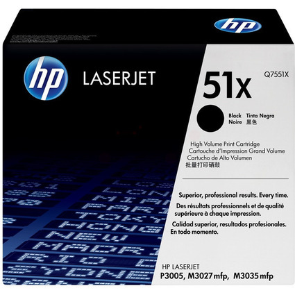 hp Toner pour hp LaserJet P3005/P3005d/P3005dn, noir