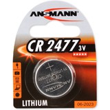 ANSMANN pile bouton en lithium CR2477, 3 Volt, blister d'1
