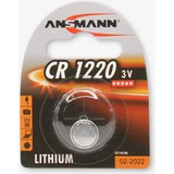 ANSMANN pile bouton en lithium "CR1220", 3,0 V, blister d'1