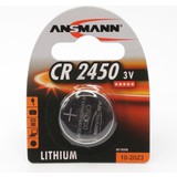 ANSMANN pile bouton en lithium "CR2450", 3,0 Volt, blister