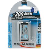ANSMANN pile rechargeable nimh maxE, bloc E 9V, 300 mAh