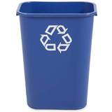 Rubbermaid corbeille  papier, 39 litres, PE, bleu
