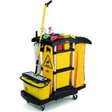 Rubbermaid chariot de mnage pour microfibre FG9T7400