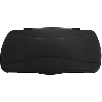 Rubbermaid Couvercle avec charnire Slim Jim, noir