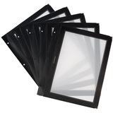 Securit inserts pour protge-menus WOOD, noir