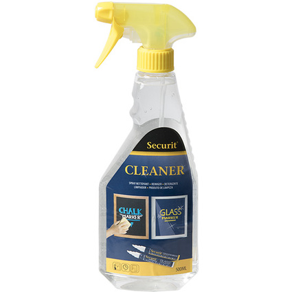 Securit Spray nettoyant CLEANER, pour feutres-craies, 500 ml