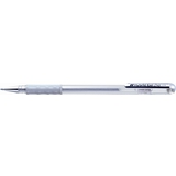 Pentel stylo roller gel Hybrid gel Grip metallic K118,argent