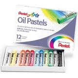 PentelArts pastels  huile PHN4, tui en plastique de 12