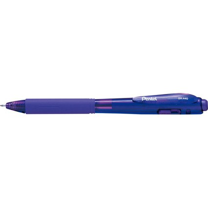 Pentel stylo  bille rtractable WOW BK440, violet