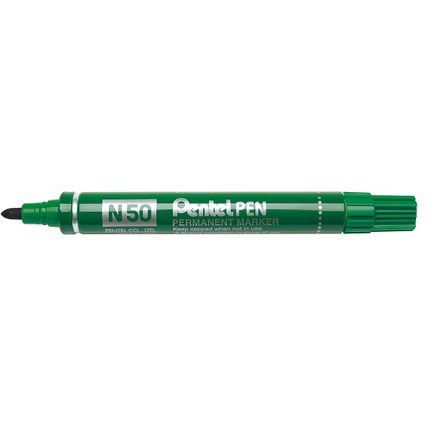 Pentel Marqueur permanent N50, pointe ogive, vert