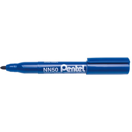 Pentel Marqueur permanent GREEN-LABEL NN50, bleu