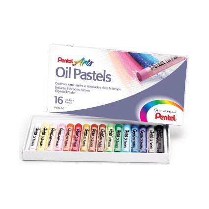 PentelArts Pastels  l'huile PHN4, tui en plastique de 16