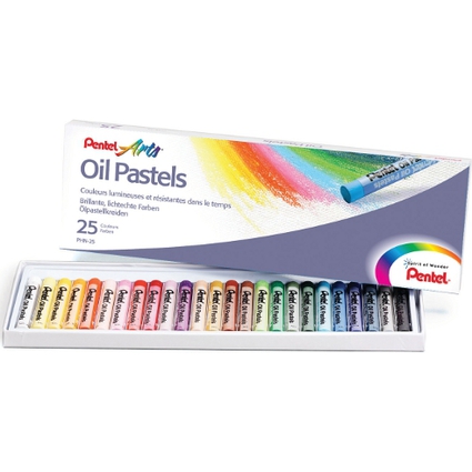 PentelArts Pastels  huile PHN4, tui en plastique de 25