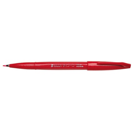 PentelArts Stylo feutre Brush Sign Pen SES 15, rouge