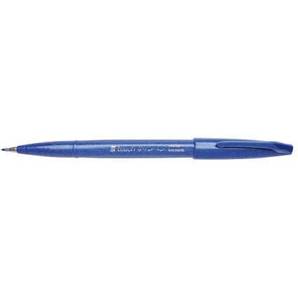 PentelArts Stylo feutre Brush Sign Pen SES 15, bleu