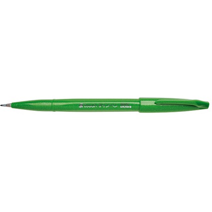 PentelArts Stylo feutre Brush Sign Pen SES 15, vert