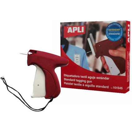 APLI Pistolet textile  aiguille standard, rouge/blanc