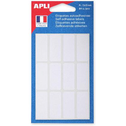 APLI Etiquette multi-usage, 15 x 35 mm, blanc