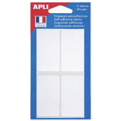 APLI Etiquette multi-usage, 30 x 55 mm, blanc