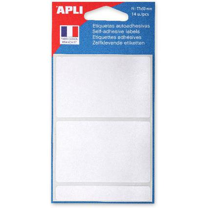 APLI Etiquette multi-usage, 50 x 77 mm, blanc