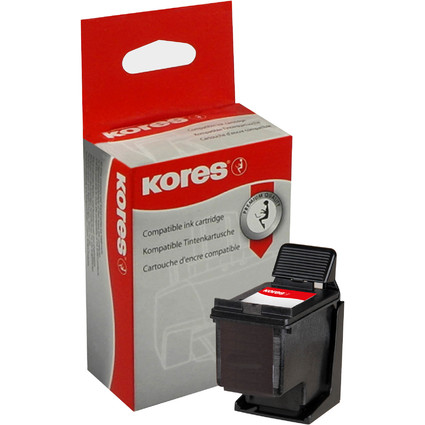 Kores Cartouche recharge G1022BK remplace hp C8765EE,No.338