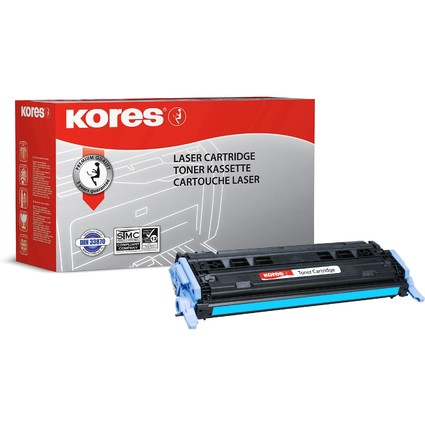 Kores Toner G1203RBB remplace hp Q6001A/Canon 707C5, cyan