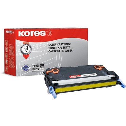 Kores Toner G1205RBGE remplace hp Q7582A/Canon 711Y, jaune