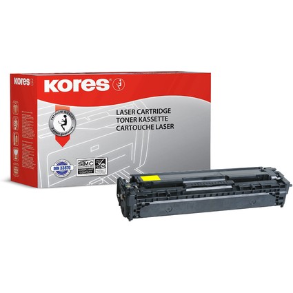 Kores Toner G1216RBG remplace hp CB542A/Canon 716Y, jaune