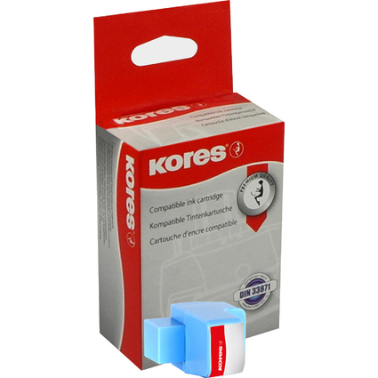 Kores Encre G1700CL remplace hp C8774EE/hp No.363,cyan light
