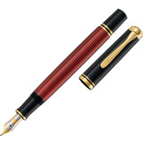 Pelikan stylo plume "Souvern 400", noir/rouge, B