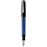 Pelikan stylo plume "Souvern 405", noir/bleu, B