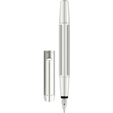 Pelikan stylo plume "PURA", taille de plume : B, argent