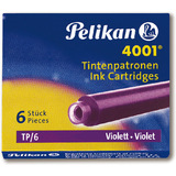 Pelikan cartouches d'encre 4001 TP/6, violet