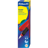 Pelikan stylo plume twist Fiery Red, rouge