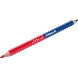Pelikan crayon bicolore gros, rouge/bleu